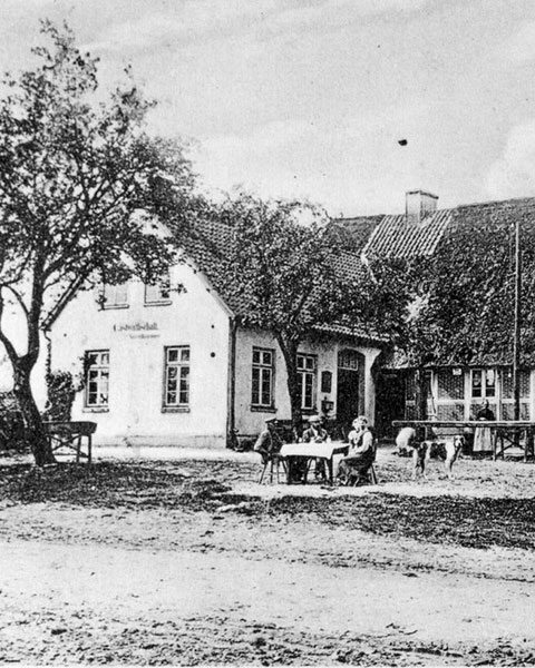 Alte Aufnahme des Gasthofs